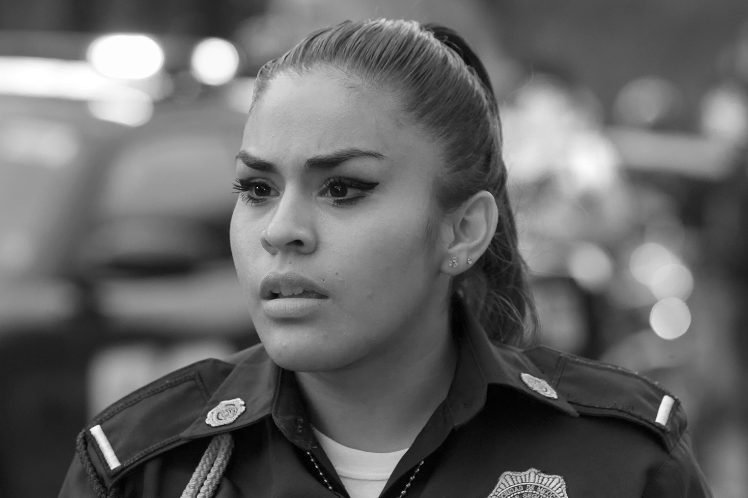 Earthquake, people's faces - Mexico